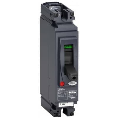 SE Compact NSX Силовой Автоматический выключатель 1P Iu=125А диапазон уставки тока расцепления: 1250А 25кА IP30 LV438679