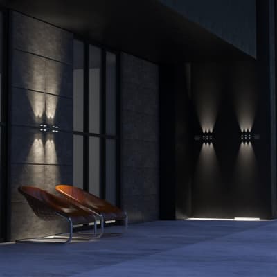 Ландшафтный настенный светильник IP54 LED 4000K 12W 85-265V CALLE 358573 STREET NT21 000 темно-серый   NOVOTECH CALLE 358573