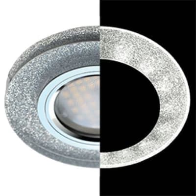 Встраиваемый светильник Ecola MR16 LD1650 GU5.3 Серебро SS1650EFF