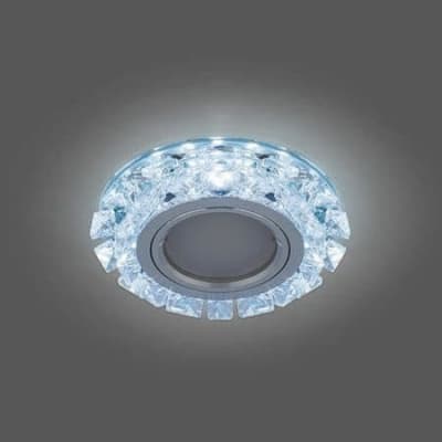 Встраиваемый светильник Gauss Backlight BL050 кристалл/хром GU5.3 Led 4100K