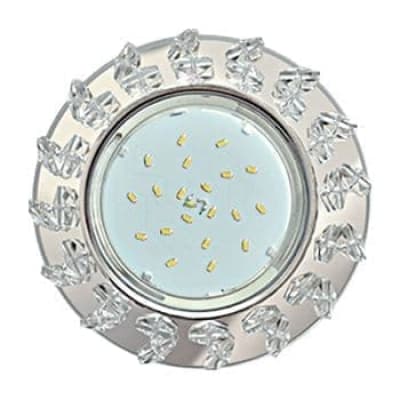 Встраиваемый светильник Ecola GX53 H4 5361 Glass хром/зеркальный FE53RNECB