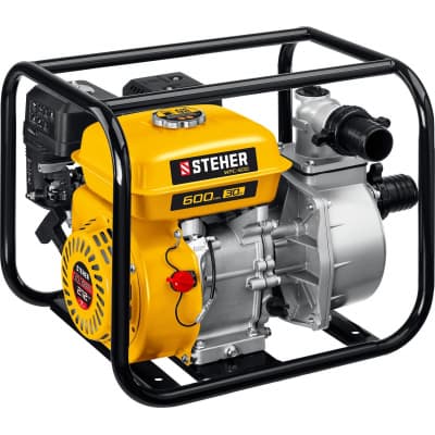 Мотопомпа бензиновая STEHER, WPC-600, 600 л/мин WPC-600