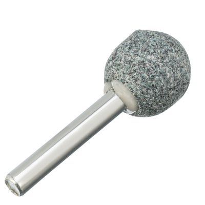 Шарошка абразивная, шар, 19 мм, для дрели , хвостовик d6 мм, 63С Denzel 76023