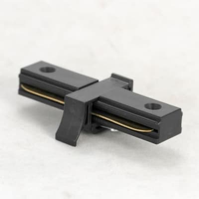 Коннектор  10324 прямой коннектор черный Lussole