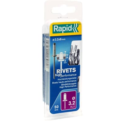 Заклепки из алюминия RAPID 3.2 х 8 мм, 50 шт., 5000383