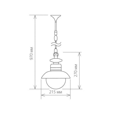 Светильник уличный Elektrostandard Talli H GL 3002H брауни