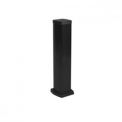 Мини-колонна Snap-On алюминиевая с крышкой из пластика 4 секции, высота 0,68 метра, цвет черный Legrand 653045