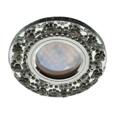 Встраиваемый светильник Ecola MR16 DL1660 GU5.3 Glass хром/прозрачный FW16RNECB
