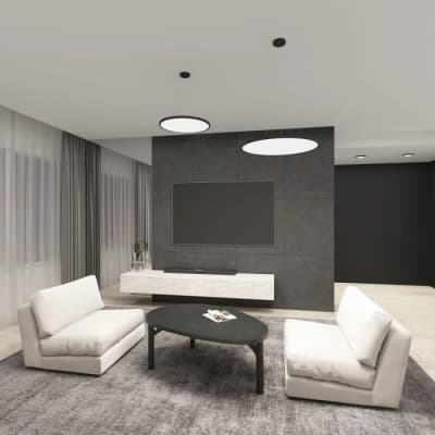 Потолочный светильник Denkirs THIN DK6524-BK