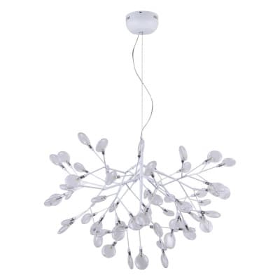 Подвесной светильник Crystal Lux EVITA SP63 WHITE/TRANSPARENT