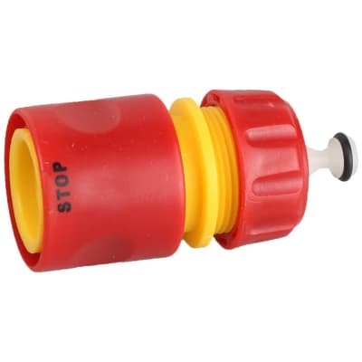 Соединитель GRINDA O 1/2" мм, пластмассовый, с автостопом, 8-426329_z01