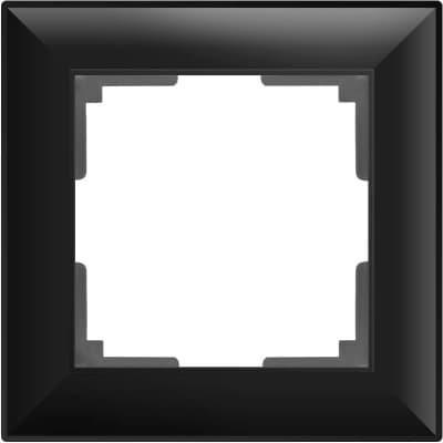 Рамка на 1 пост Werkel Fiore WL14-Frame-01 черный матовый 4690389109065