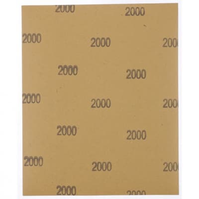 Шлифлист на бумажной основе, P 2000, 230 х 280 мм, 10 шт, водостойкий Matrix 75629