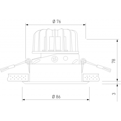 Точечный светильник Elektrostandard Osti 25081/LED