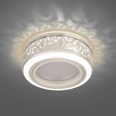 Встраиваемый светильник Gauss Backlight BL090 белый/белый GU5.3 3W Led 3000K