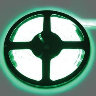 Светодиодная лента Ecola LED Strip Pro 4.8W/m 12V IP65 60Led/m Green P5LG05ESB