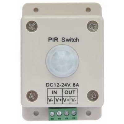 Контроллер Ecola LED IR Motion Sensor 8A 96W 12V (192W 24V) автоматический выключатель  PIR096ESB