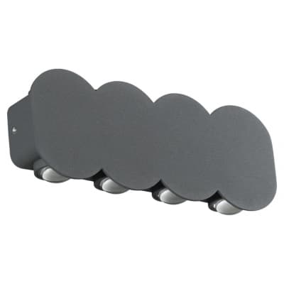 Ландшафтный настенный светильник IP54 LED 4000K 8W 85-265V CALLE 358561 STREET NT21 000 темно-серый   NOVOTECH CALLE 358561
