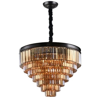 Подвесная люстра Newport 31100 31118/S black+gold