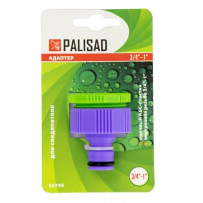 Адаптер пластмассовый, 3/4-1, внутренняя резьба Palisad 65740