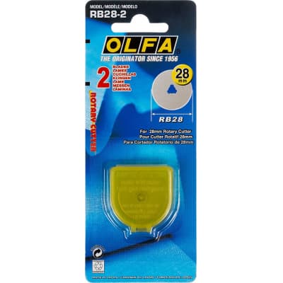 Лезвия специальные круговые OLFA 28 мм OL-RB28-2