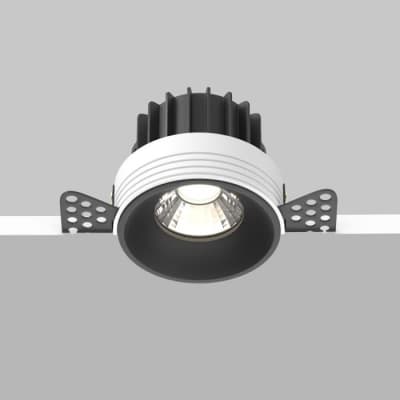 Точечный светильник Maytoni Round DL058-12W4K-TRS-B
