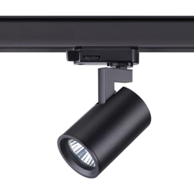 Светильник трёхфазный трековый IP20 GU10 50W 220V GUSTO 370649 PORT NT19 049 черный