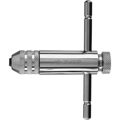 Метчикодержатель Т-образный ЗУБР M3 - M10, L - 85 мм/L - 100 мм, храповый механизм и реверс 28137-85_z01