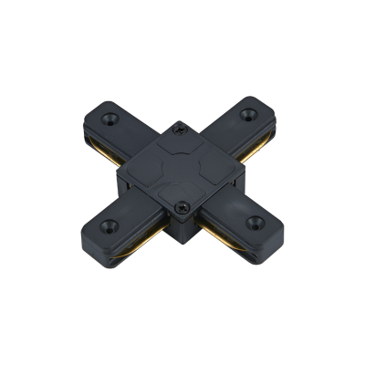 Коннектор X-тип IN HOME XSB-BL для шинопровода SB черный 4690612060507