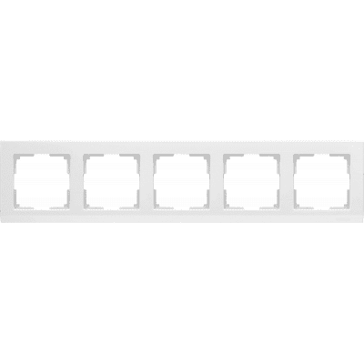 Рамка на 5 постов Werkel Stark WL04-Frame-05-white белый W0051801