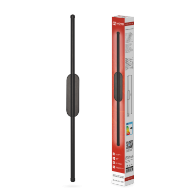Светильник светодиодный IN HOME ESTETIKA LUV-60C-40BL 10Вт 230В 4000K 700Лм 600х50x25 черный 4690612054810