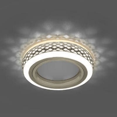 Встраиваемый светильник Gauss Backlight BL085 хром/белый GU5.3 3W Led 3000K