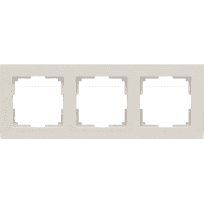Рамка на 3 поста Werkel Stark WL04-Frame-03-ivory слоновая кость 4690389046520