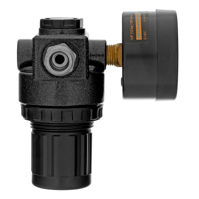 Регулятор давления с манометром R1500, 12 бар, 1/4" Denzel 57491