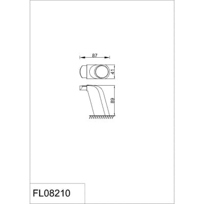 Крючок одинарный RUSH Flores (FL08210)
