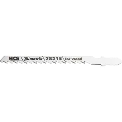 Полотна для электролобзика по дереву, 3 шт, T244D, 75 x 4 мм, HCS Matrix Professional 78215