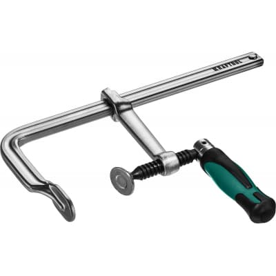 FORGE FF-300/120 струбцина тип F 300/120 мм, 550 кгс, KRAFTOOL 32014-120-300