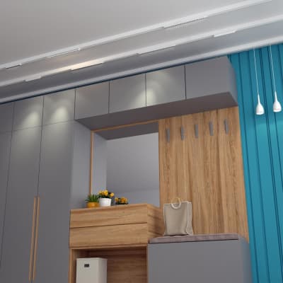 Трековый светильник для низковольного шинопровода IP20 LED 4000K 12W 48V FLUM 358542 SHINO NT21 000 белый   NOVOTECH FLUM 358542