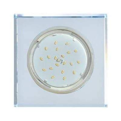 Встраиваемый светильник Ecola GX53 H4 5311 Glass хром/зеркальный FM53SNECH