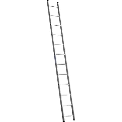 Лестница приставная алюминиевая СИБИН число ступеней 12, алюминий, максимальная нагрузка 150 кг 38834-12