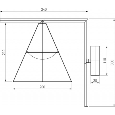 Настенный светильник уличный Elektrostandard Bevel 35184/D черный