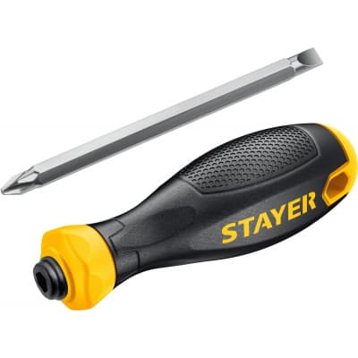 STAYER Hercules 2-in-1 80 мм переставная отвертка PH2/SL6 2512_z02