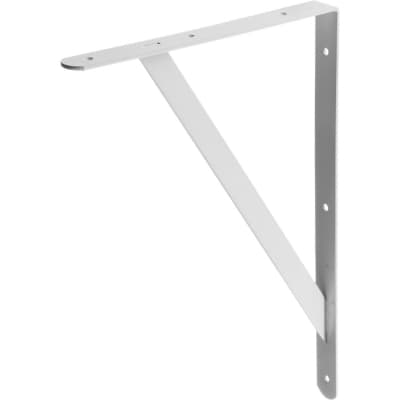Уголок-кронштейн STAYER 400х280х30х4 мм, белый, усиленный 37423-1