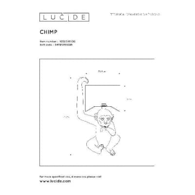 Интерьерная настольная лампа Extravaganza Chimp 10502/81/30 Lucide