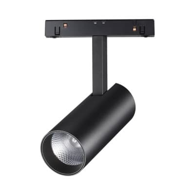 Трековый светильник для низков. шинопровода IP20 LED 4000K 12W 48V FLUM 358422 SHINO NT20 028 черн
