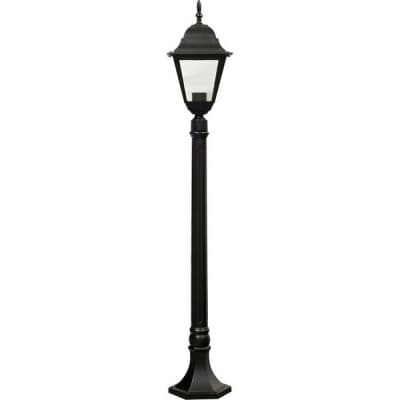 Светильник садово-парковый, серии «Классика» FERON 4210 1*100W, E27, 230V, IP44, цвет черный, 4-х гранник, столб средний 11034