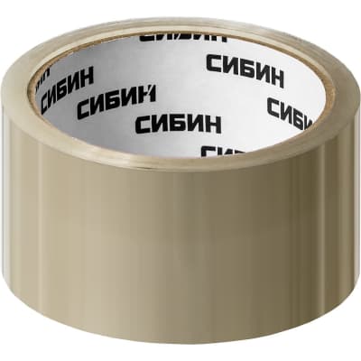 Лента клейкая упаковочная СИБИН 48 мм х 50 м, 40 мкм 12055-50-50_z02