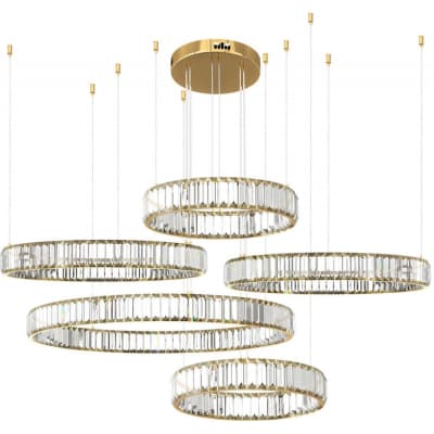 Подвесной светильник Loft It Crystal ring 10135/5 Gold