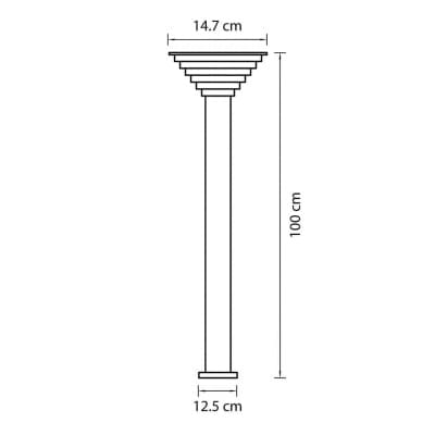 Уличный светодиодный светильник Lightstar Piatto 379737