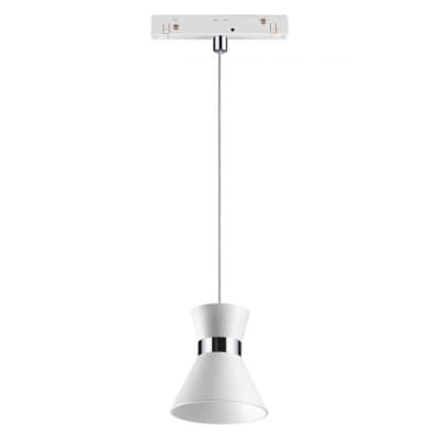Трековый св-к для низков.шинопровода IP20 LED 4000K 10W FLUM 358407 SHINO NT20 029 белый/хром